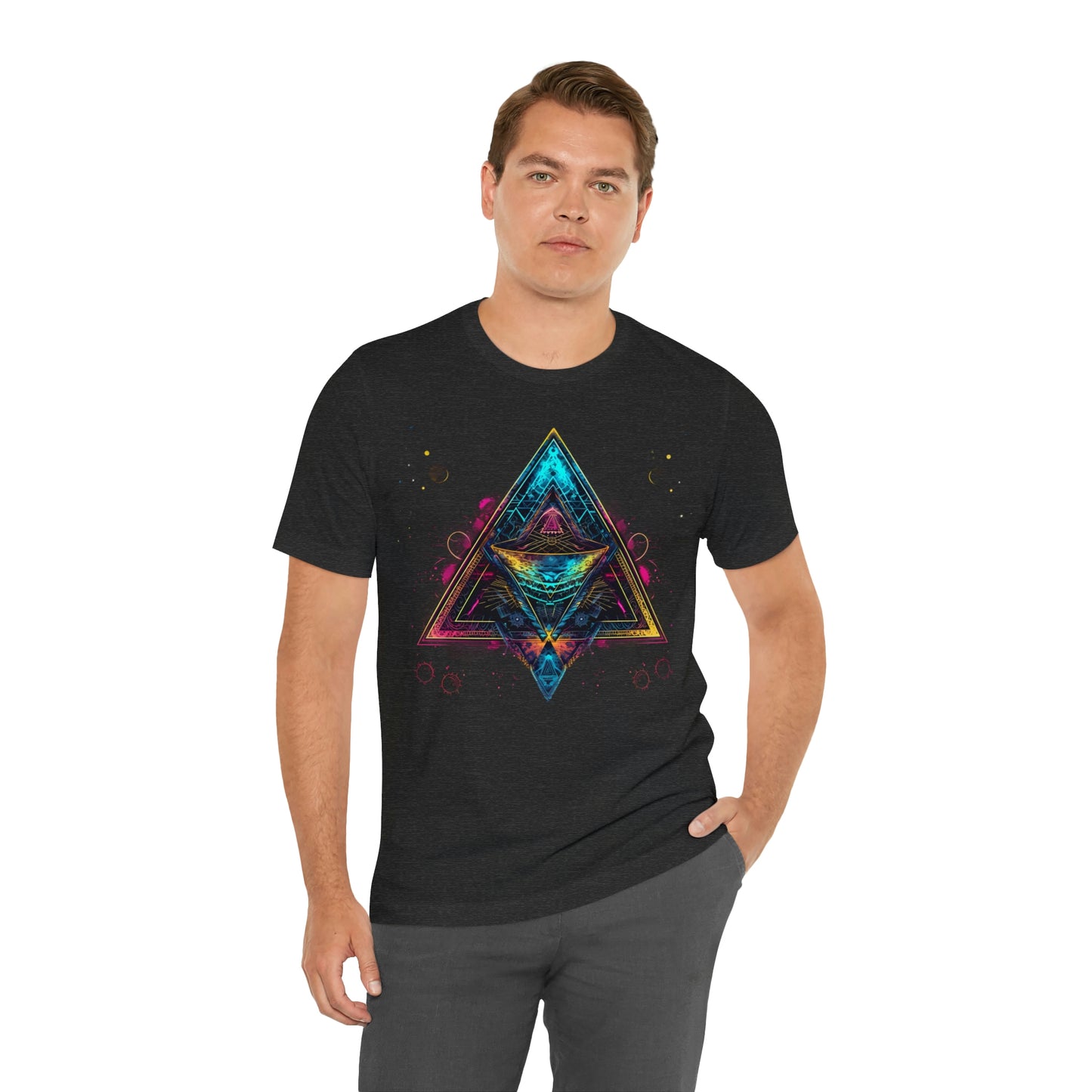 Spiritual Geometry Ancient Alien Spaceship T-Shirt: Embrace the Cosmos & Unite in Higher Consciousness