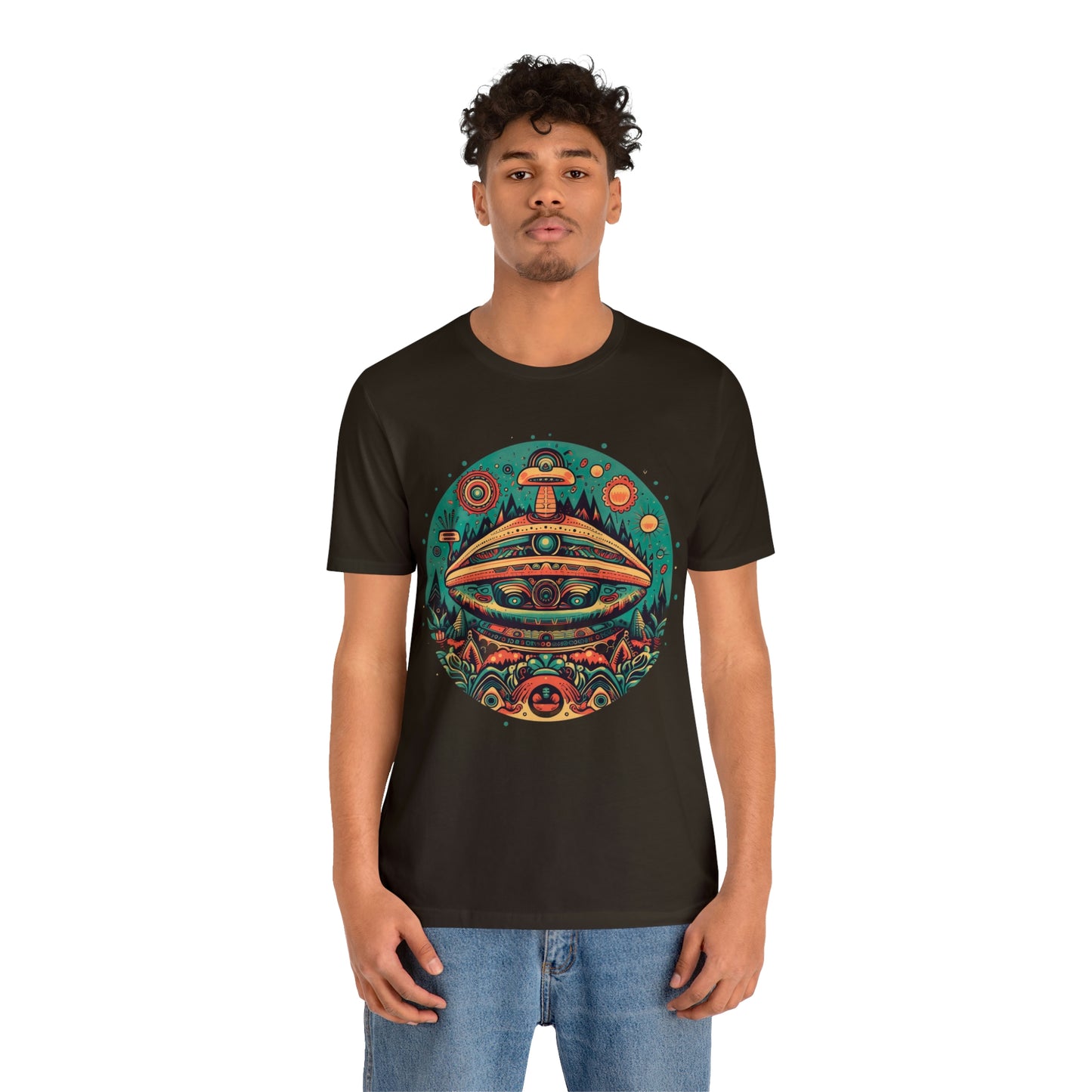 Azteca Ancient Alien Spaceship T-Shirt: Embrace the Cosmos and Unite in Universal Power