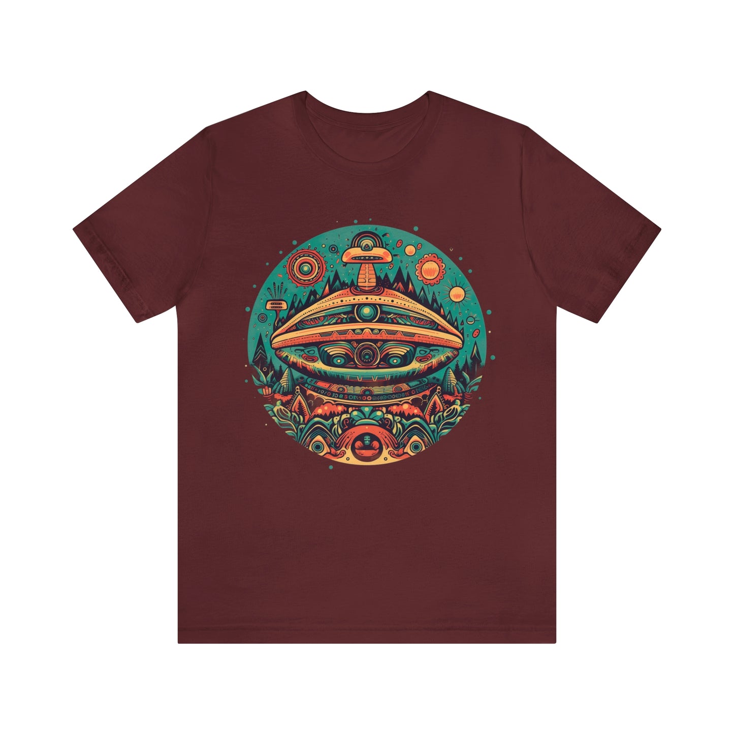 Azteca Ancient Alien Spaceship T-Shirt: Embrace the Cosmos and Unite in Universal Power