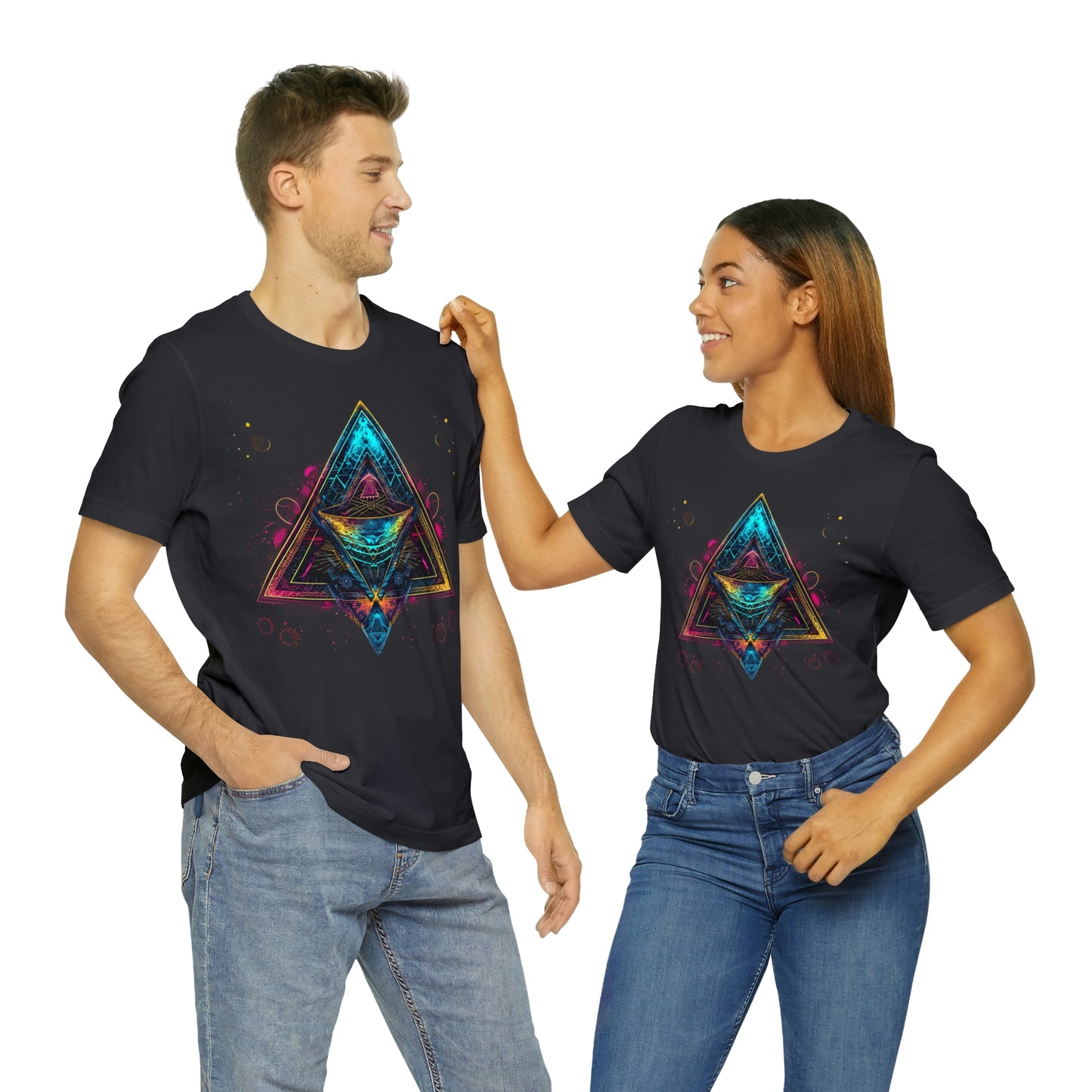 Spiritual Geometry Ancient Alien Spaceship T-Shirt: Embrace the Cosmos & Unite in Higher Consciousness