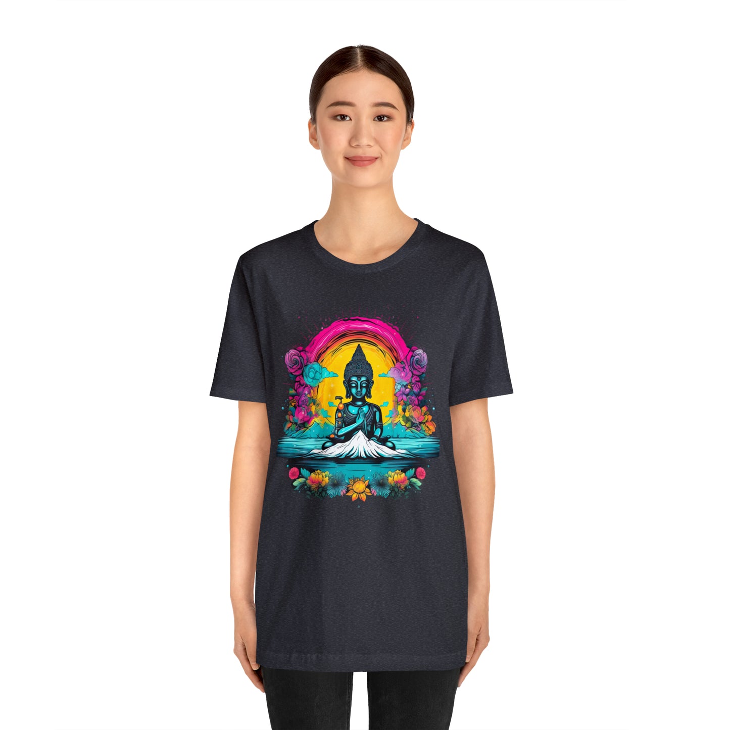 Vibrant Colorful Buddha Love: Embrace Oneness & Explore the Spiritual Realm