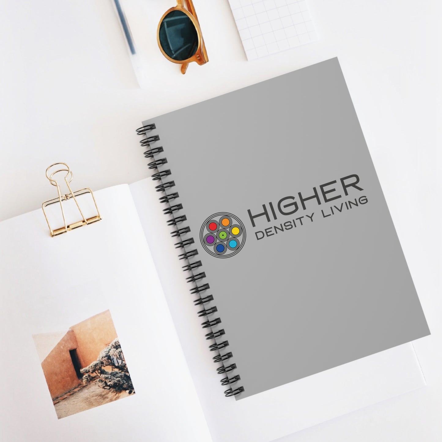 HDL Ruled Line Spiral Notebook: Unleash Your Thoughts in Higher Density Living