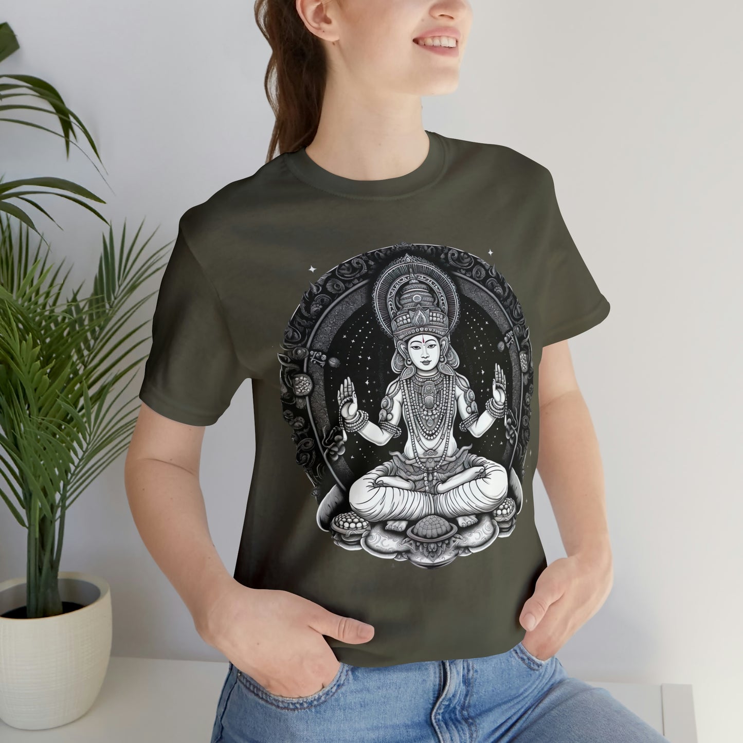 Cosmic Buddha: Unveil Your True Self on the Edge of Two Worlds with Spiritual Enlightenment