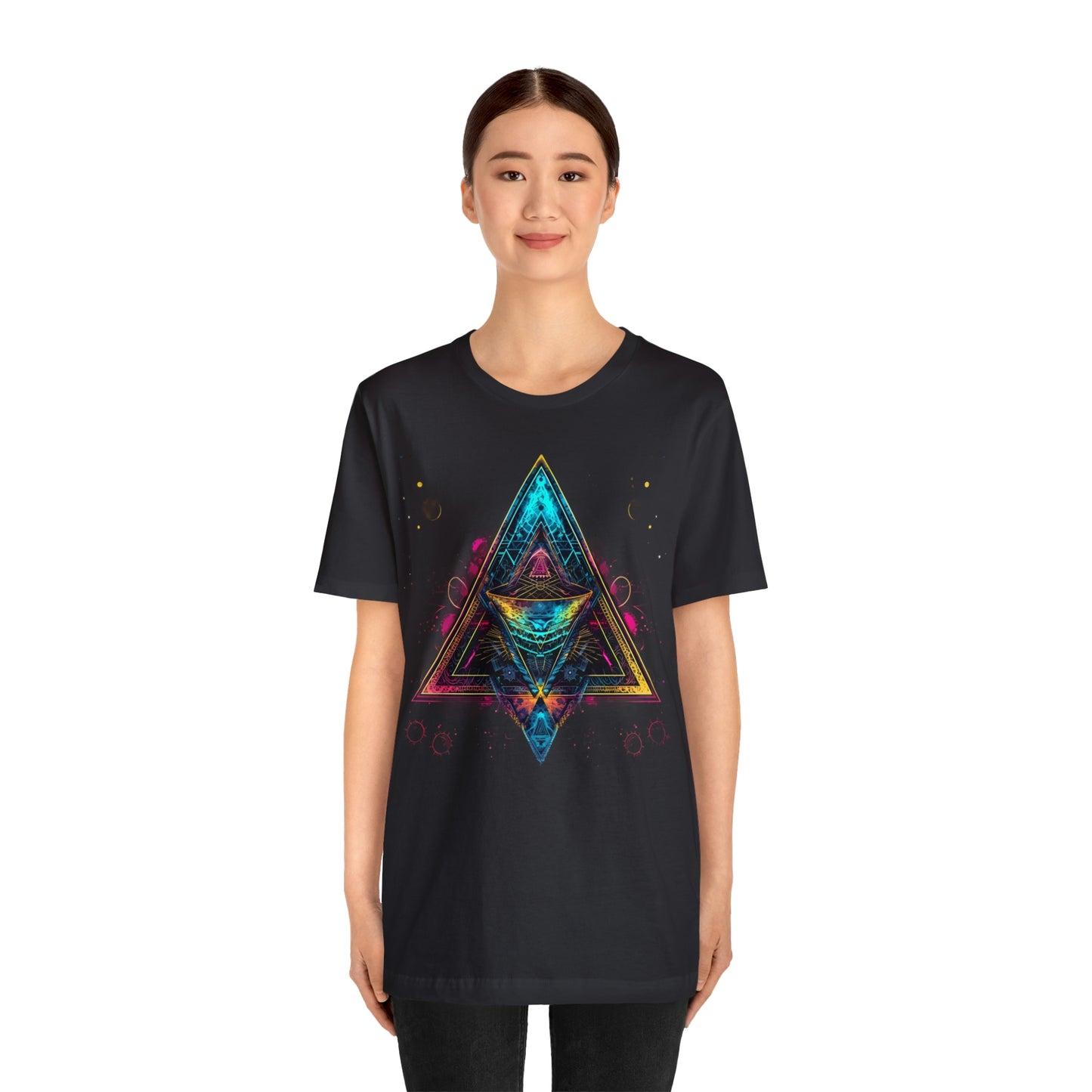 Spiritual Geometry Ancient Alien Spaceship T-Shirt: Embrace the Cosmos & Unite in Higher Consciousness